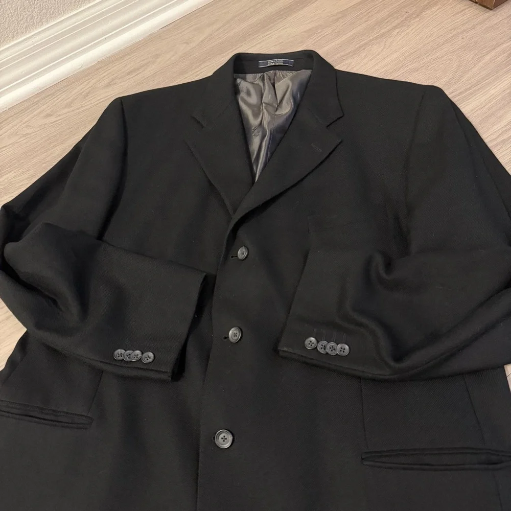 Arnold Brant, 100% Cashmere, Colombo, Black Sports Coat, 3 Button, | M 48 L T‎
